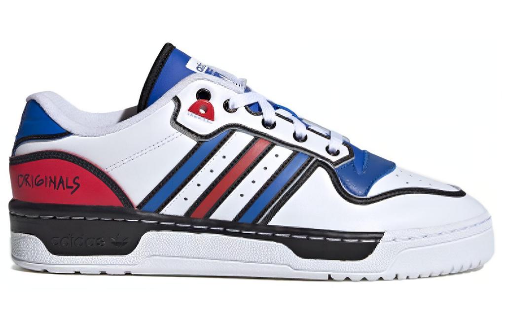 Adidas Rivalry Low 'White Blue Scarlet' FY3120