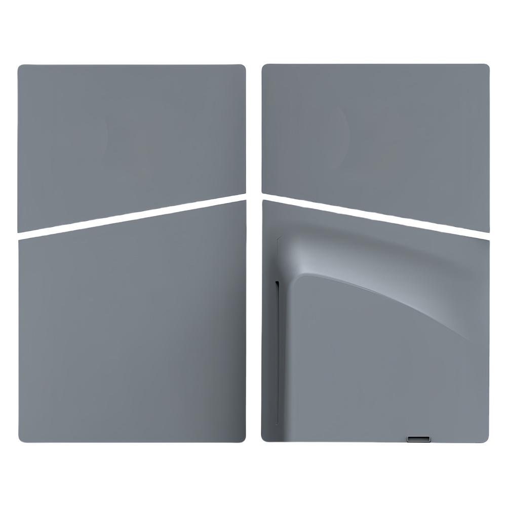 ABS Hard Case Replacement Faceplate Anti-Scratch Face Plate Console Cover Dustproof Shockproof for PS5 Slim Disc Edition Console