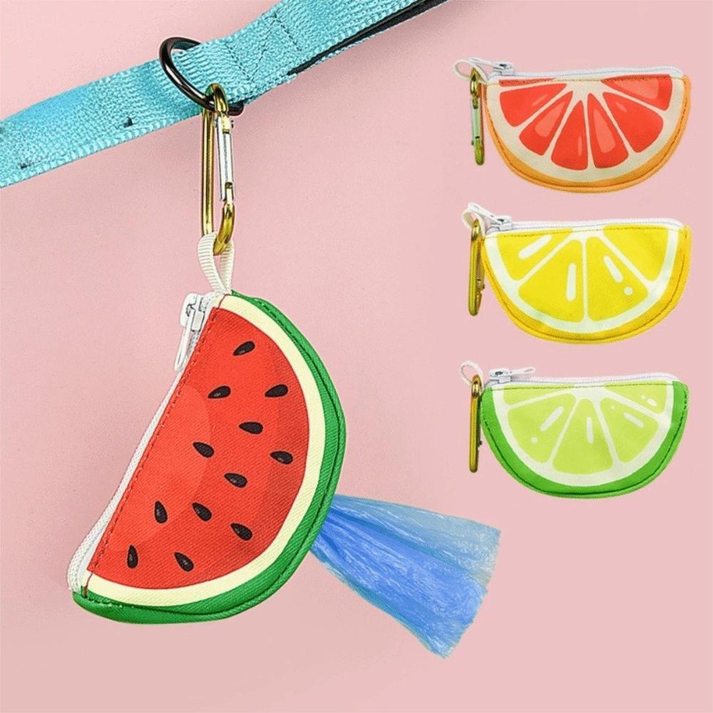 Colorful Dog Poop Bag Case Portable Pet Poop Bag Holder Pet Garbage Bag Dispenser  for Dog Cats