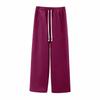Women's Straight Sweatpants Sports Loose Slim Scimitar Pants High Waist Casual Trousers