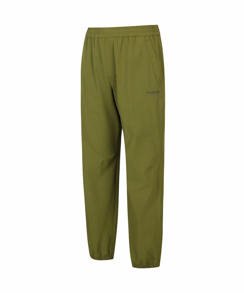 DISCOVERY EXPEDITION Men'S Prevona Woven Training Loose Tapered Jogger Pants (Olive)