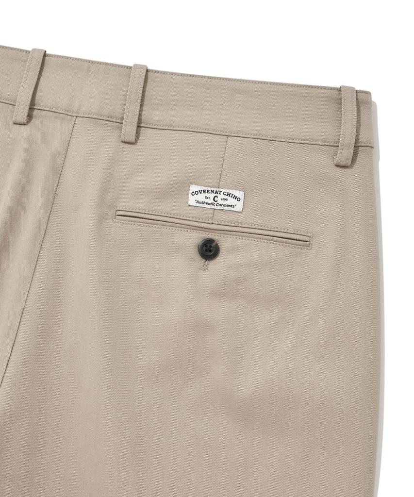 COVERNAT Semi-Wide Chino Pants Beige