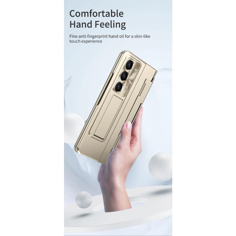 Slim Hard Case for Samsung Galaxy Z Fold 6 5 4 3 Stand Hinge Protective Film Cover Pen Holder Foldable