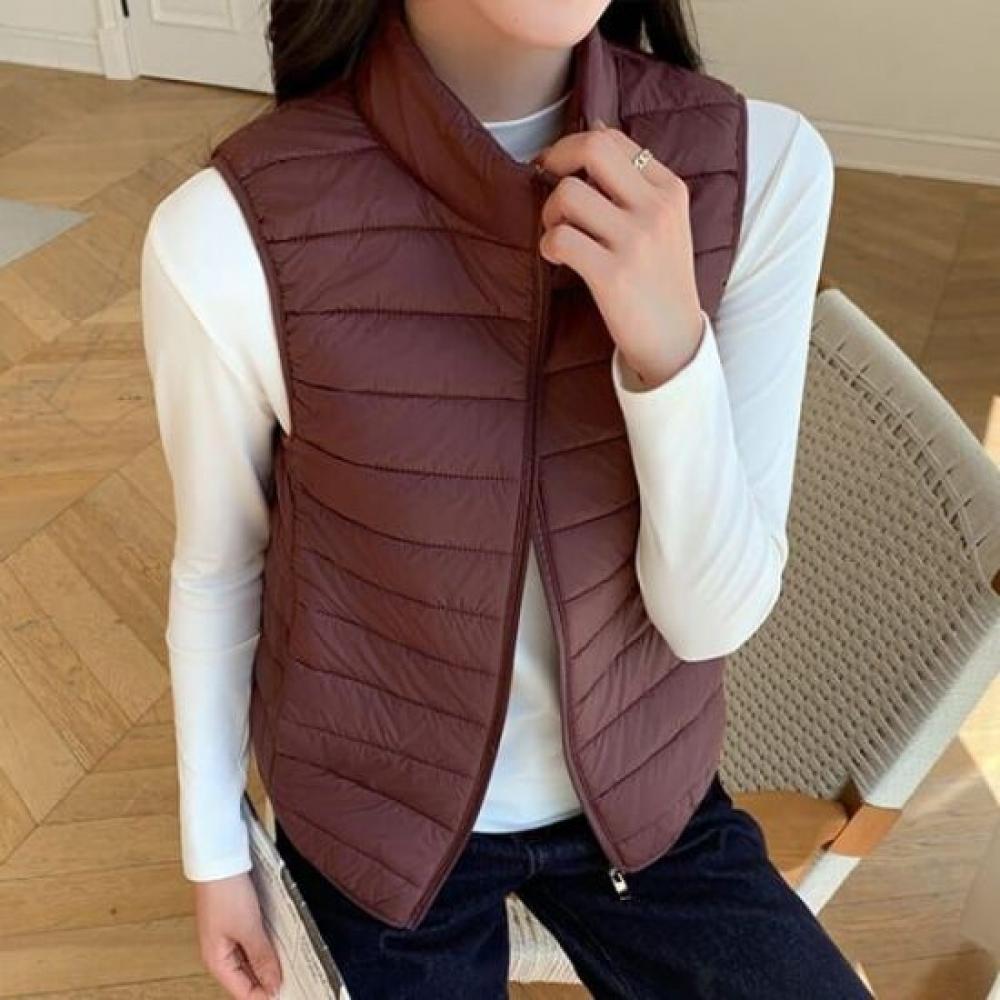 Navava Warm Quilted High Neck Lightweight Padding Vest Nc469