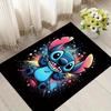 1pc Stitch Pattern Area Rug Soft Flannel Floor Mat for Living Room,Office,Bedroom and Carpet,Sofa Coffee Table Floor Mat