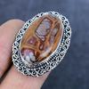 Natural Noreena Jasper Gemstone 925 Sterling Silver Jewelry Ring Size 8 J1f80