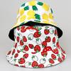 Double-Sided Tropical Fruit Bucket Hat – Trendy Sun Protection for Outdoor Wear