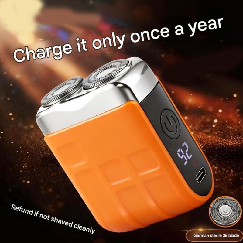 Multifunctional Electric Shaver Blade Double Head Digital Display Rechargeable Shaver Household Car Shaver Men Gift