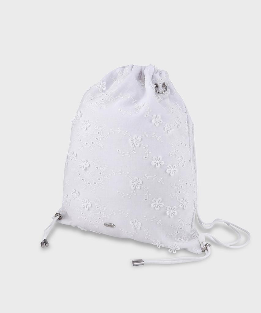 Otz Summer Floral String Gym Sack White Ozakga202W