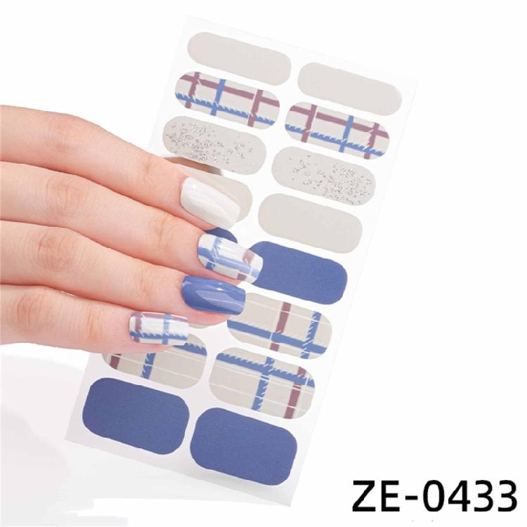 Selbstklebende Maniküre Dekoration Nagelstreifen Mode Nagelaufkleber für Frauen