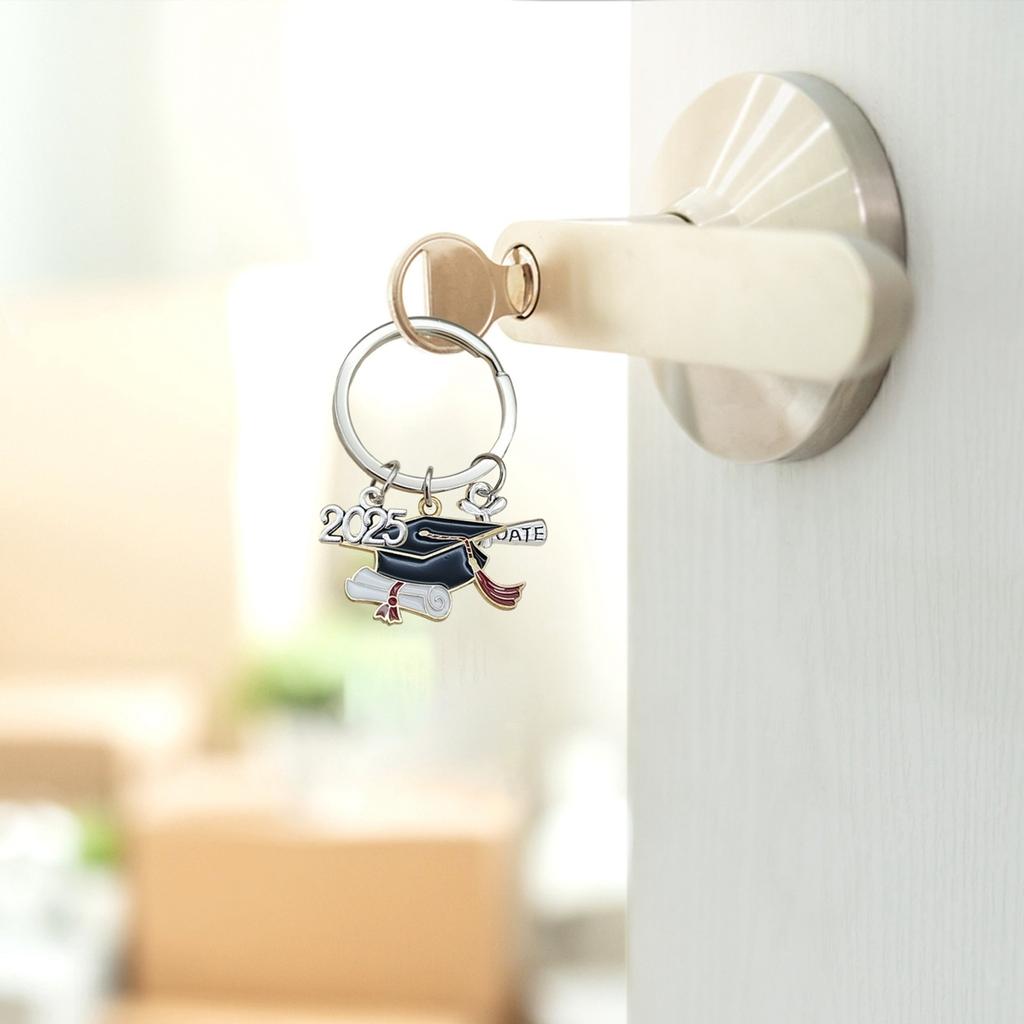 2025 Bachelor Hut Buch Schlüsselanhänger Graduierung Saison Geschenk Schlüsselanhänger Anhänger