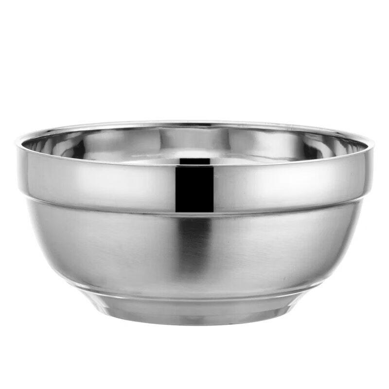 Star Mark 304 Stainless Steel Double-Layer Bowl
