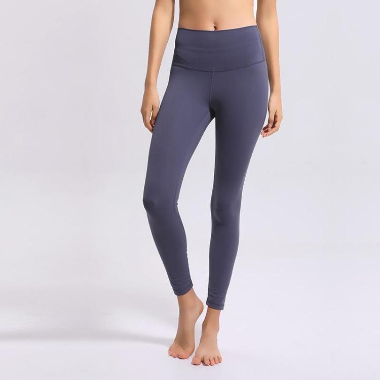 High Waist Yoga Pants Women Fitness Running Tights Hip Lifting Nine Point Feet Tight Fitting XS