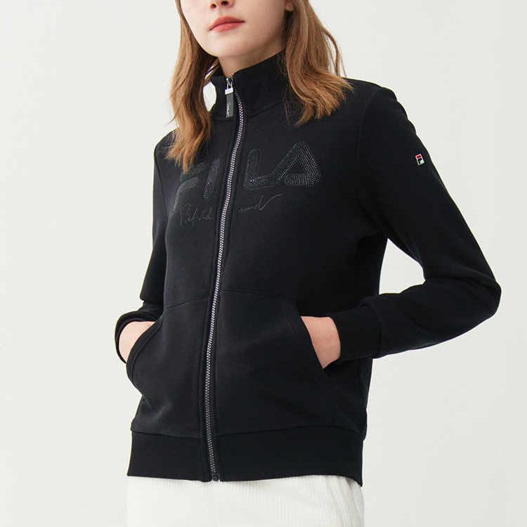New FILA Jackets Women's Black F51W118511F-BK