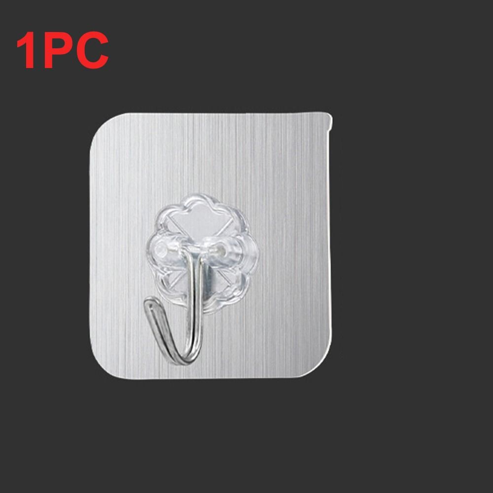 1/5/10Pcs Set Home Bathroom Non Trace Hooks Sticky Sucker Wall Hanger