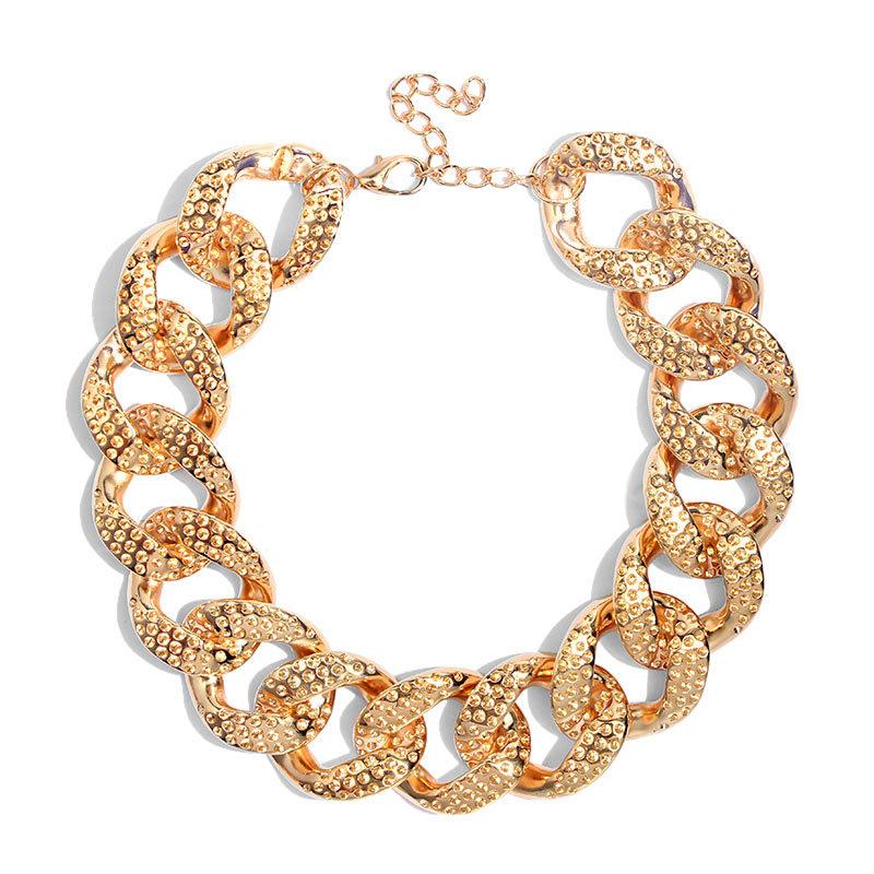 JMXD Массивное Металлическое Акриловое Ожерелье со Стразами Женское Ручной Работы Витое Заявление Геометрический Чокер Винтажная Яркая Бижутерия Подарок