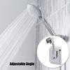 Adjustable Angle Shower Head Holder No Drilling Wall Mounted Strong Adhesive Shower Bracket for Bathroom Universal Fit