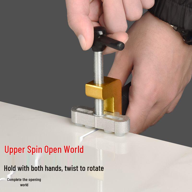 Diamond Glass and Tile Cutter Set: Ceramic Tile Scorer & Breaker for Thick Glass