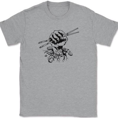 Schlagzeuger Reißendes T-Shirt Lustig Band Musiker Schlagzeug Stöcke Geschenk T-Shirt
