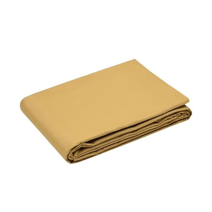 Housse de couette - Elysée - Percale de coton - 260x240 cm - Jaune moutarde