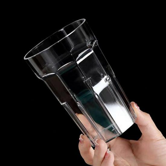 Unbreakable Acrylic Stackable Cups – High Temp Resistant & Imitation Glass for Tea, Juice, Cold Drinks & Beer