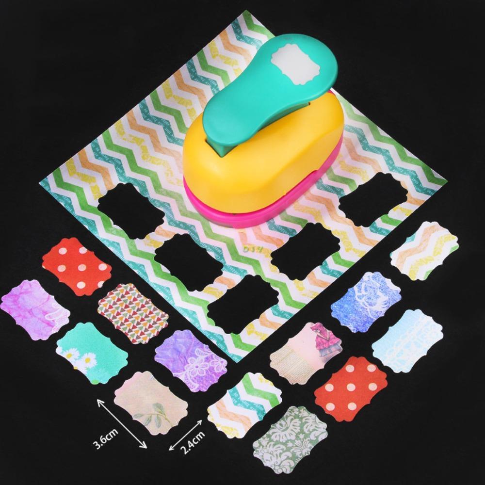 DIY Crafts Stamp Border Punch Handmade Embosser Stamp Embossing Machine Portable Labor-saving Stamp Toothed Puncher