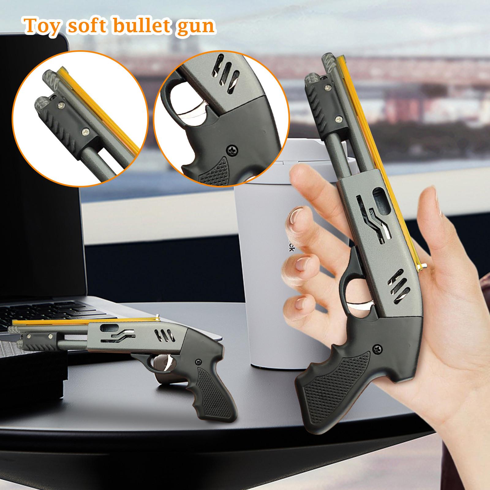 

Распылительная насадка 8-зарядная пластиковая + сплав резиновая лента миниатюрная модель орнамент игрушка мягкая пуля One Size