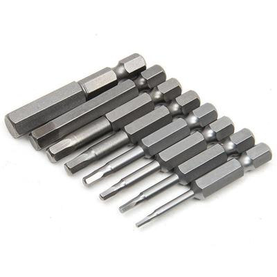 Magnetic Pneumatic Hexagonal Screwdriver Bit Set (H1.5-H8) for Electric Drills