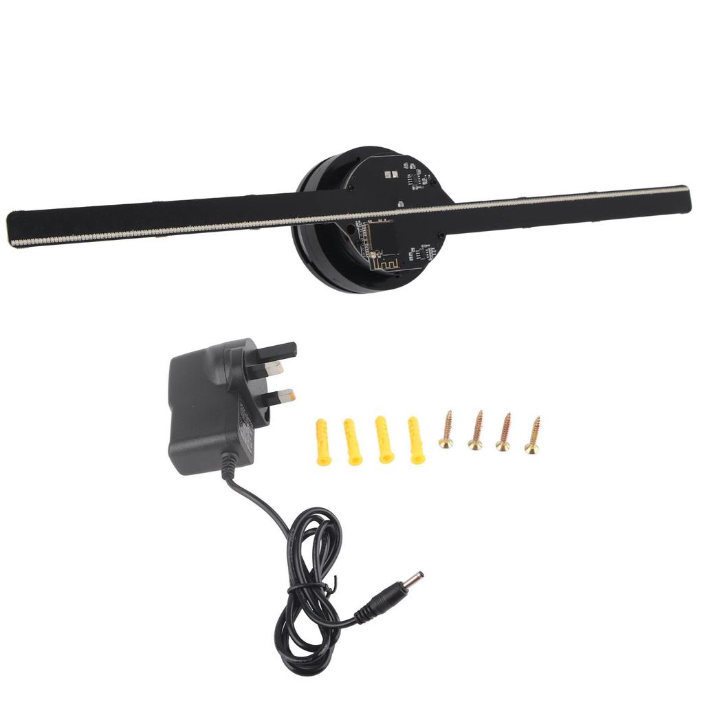 Ventilator Hologramă 3D 224 Margele Luminoase LED Rezoluție Înaltă Player Publicitar 3D pentru Afacere Magazin Magazin Ventilator Proiector Holografic