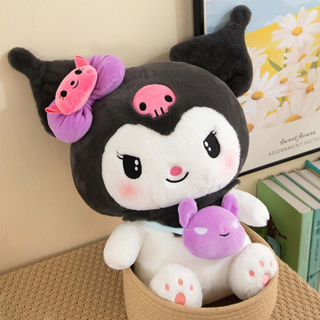 Cute Sanrio Plush Toy Stuffed Pillow Soft Comfortable Skin-friendly Plush Toy for Kids Baby Comforting Gift