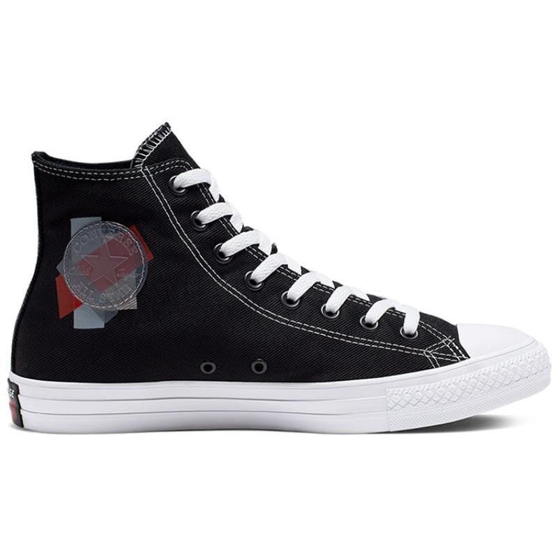Converse All Star Space Racer Lace-up High Top Canvas Shoes Unisex Black & White