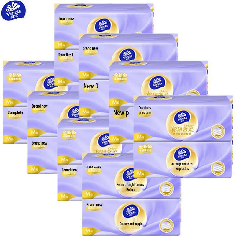 Vinda Cotton Soft 3-Ply Facial Tissues