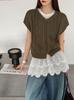 JuZhi Spring Knit Korean Style Loose Drop-Shoulder Sweater Vest Jacket