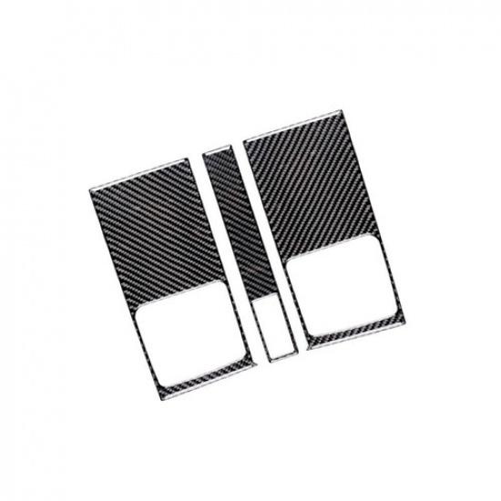 Carbon Fiber Center Control Air Condition Outlet Vent Cover For Honda CR-V 07-11