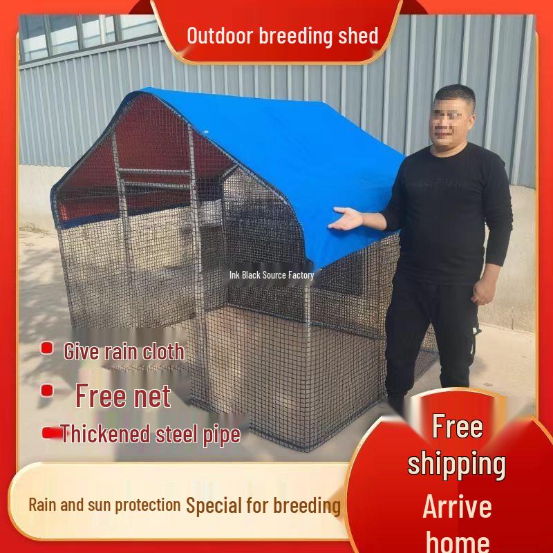 Rainproof Outdoor Poultry Shed: Multi-functional Coop for Chickens, Ducks, and Pigeons – Easy Home Assembly