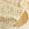 40 Count Cotton Bear Cartoon illustration Theme Print Class A Level Fabric Kid's Clothing DIY Sewing Needlework Material