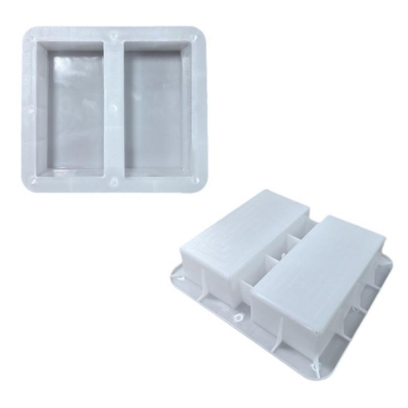 Modular Garden Stepping Stone Molds Safe for Kid and Outdoor Families Projects Light weight Plastic