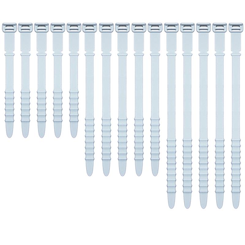 5Pcs Kabelbinder Draht Veranstalter Riemen Mehrzweck Wiederverwendbare Silikon Computer Verschluss Home Office Für Kopfhörer Elastische