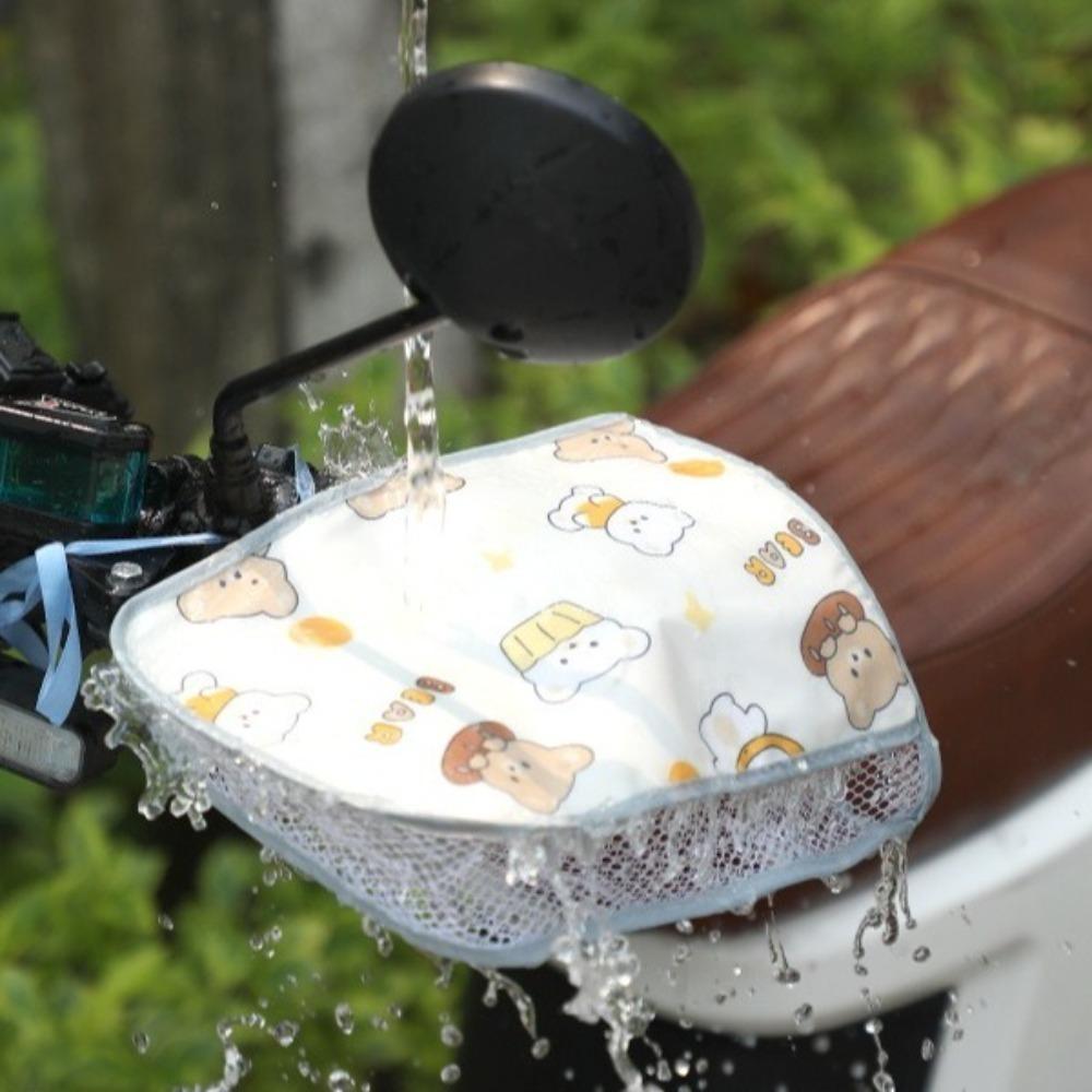 Breathable Electric Vehicle Sunscreen Gloves Waterproof Scooters Hand Guards Cycling Driving