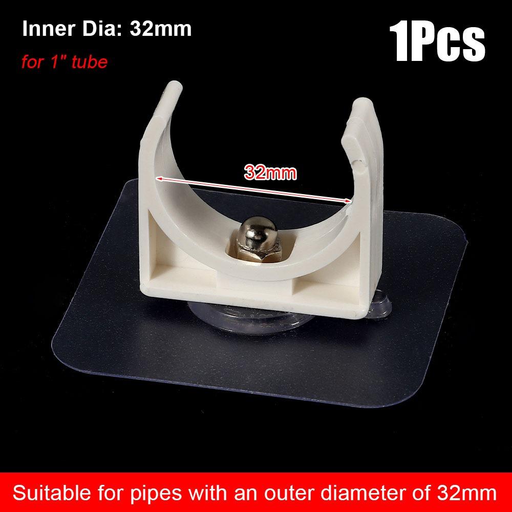 1/5Pcs Punch-free Water Tube Holder Garden Irrigation Tube Clip Connector Self-adhesive Pipe Clamp