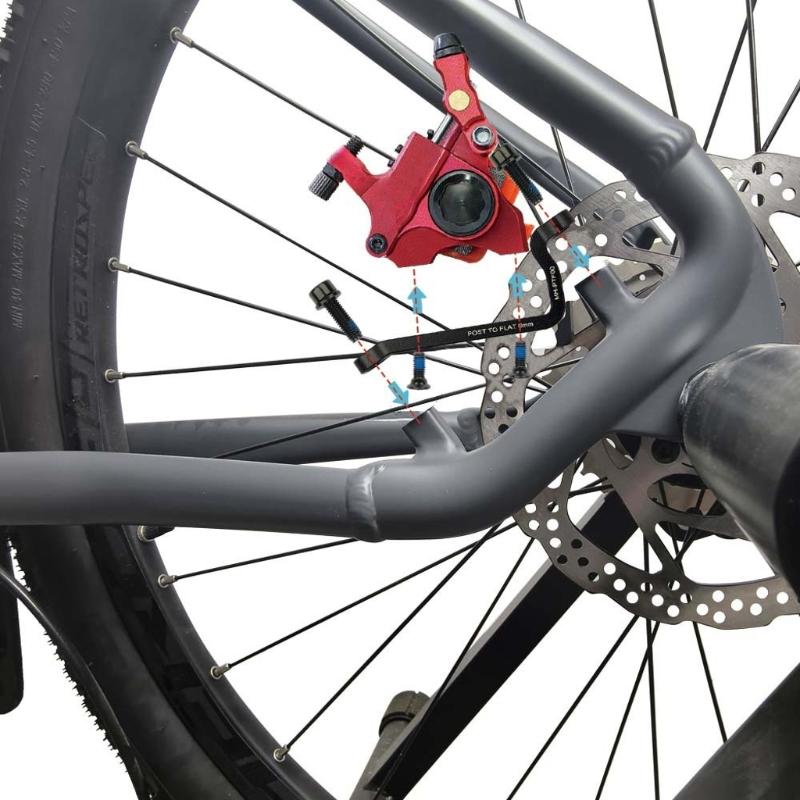 Fahrräder Scheibenbremsen Modifikationshalter Rahmenadapter Scheibenbremsenhalter für Fahrräder Bietet verbesserte Stabilität