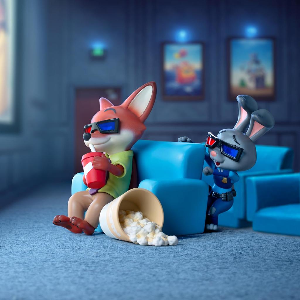 52TOYS Blind Box Zootopia Best Duo Series Blind Box Figure Collection Toy Painted Box Set Zootopia's 8.5cm