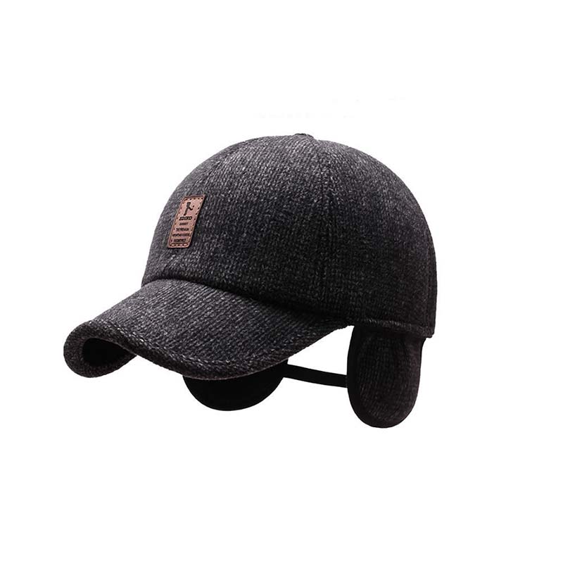 Čepice Pánská Podzimní a Zimní Středně a starší Otec a starší Teplá kšiltovka Old Man Zimní ochrana proti chladu Čepice na uši