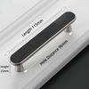 KAK Vintage Leather Cabinet Knobs and Handles Wardrobe Kitchen Cupboard Door Pulls European Zinc Alloy Furniture Handle Hardware