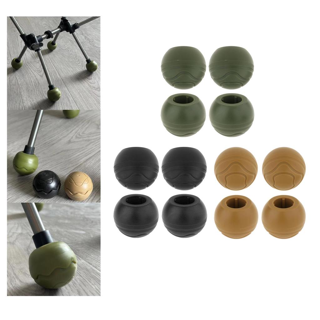 4Pcs Chair Leg Covers Chair Foot Caps Chair Leg Protectors for Furniture Dining Chairs Outdoor Camping Folding Moon Chair