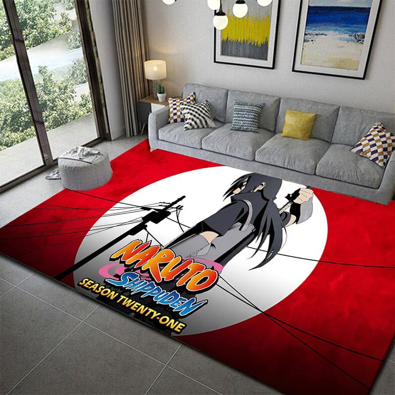 Naruto Ninja Technique Symbol Rug Soft Washable Non-Slip Carpet for Home Decor