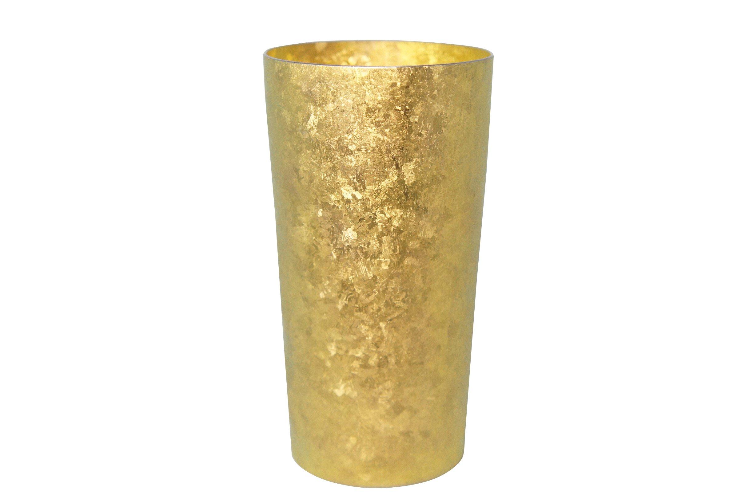 

HORIE Niigata Prefecture Tsubame-made Titanium Double-Walled Tumbler, Kiln-Crafted PREMIUM 350cc Premium Gold T08KM350PG