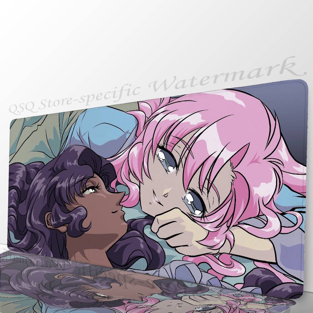 Revolutionary Girl U-Utena Anim Mousepad Mouse Mat Desk Mat With Pad Gaming Accessories Prime Gaming XXL Keyboard Pad Padding