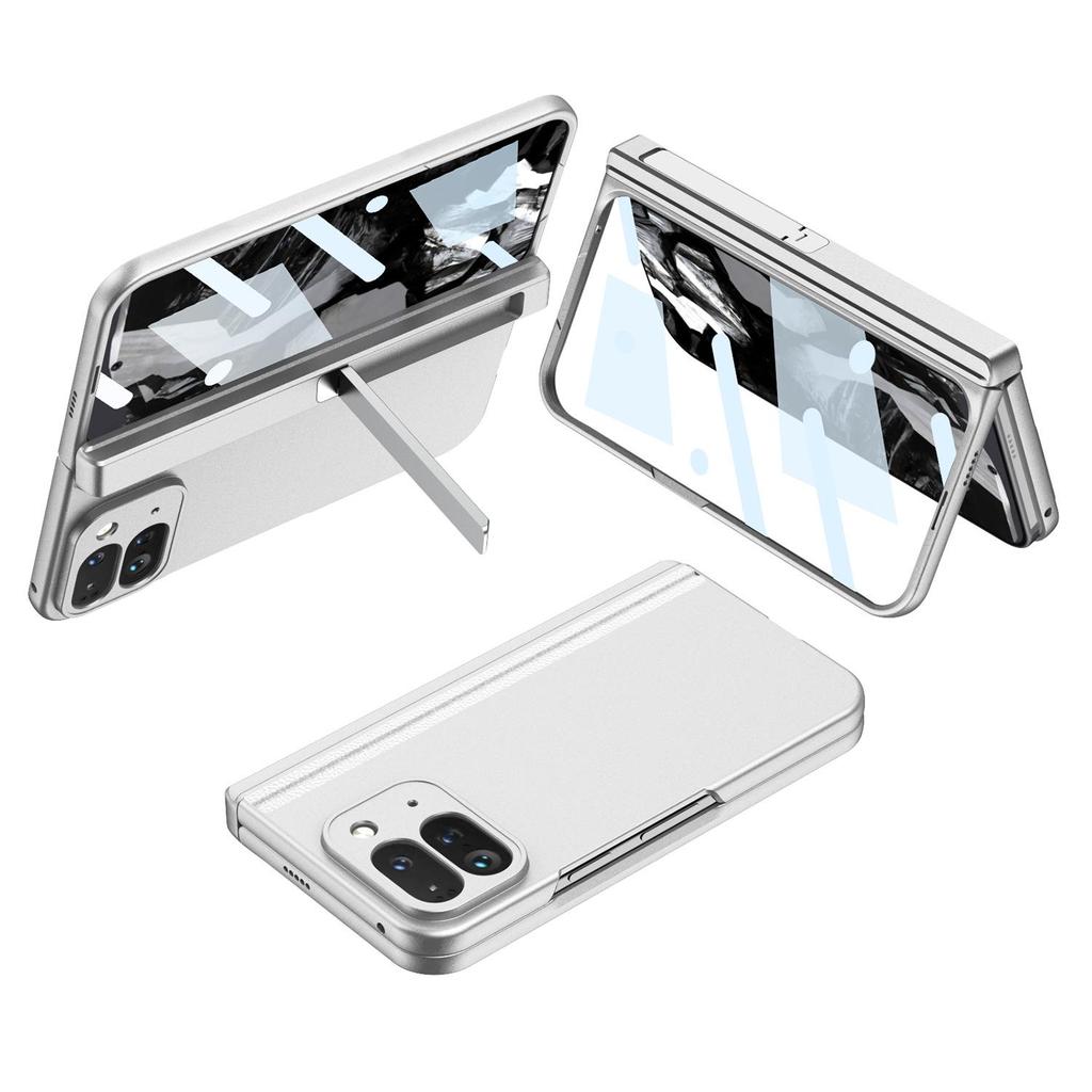 Magnetic Hinge Protective Case for Google Pixel 9 Pro Fold with Cross-border Side Bag Holder