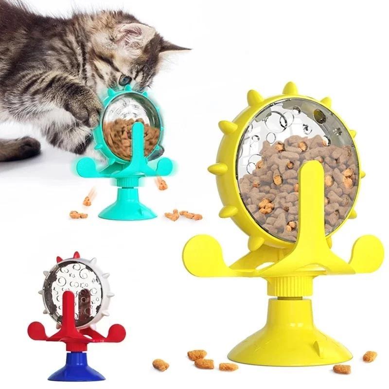 1 Pcs Interactive Feeding Funny Leaking Slow Food Feeder Carousel Pet Pet Supplies Leaking Ball IQ Training Pet Cats And Dogs